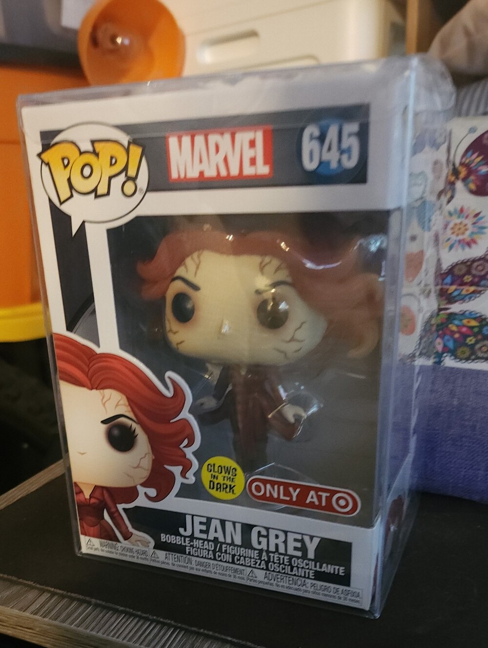 Funko Pop! Marvel Jean Grey #645 - Red Hair Glow Variant W/protector